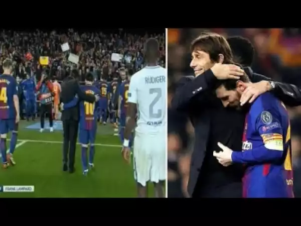 Video: Antonio Conte Reveals What He Told Messi After Barcelona Defeat
